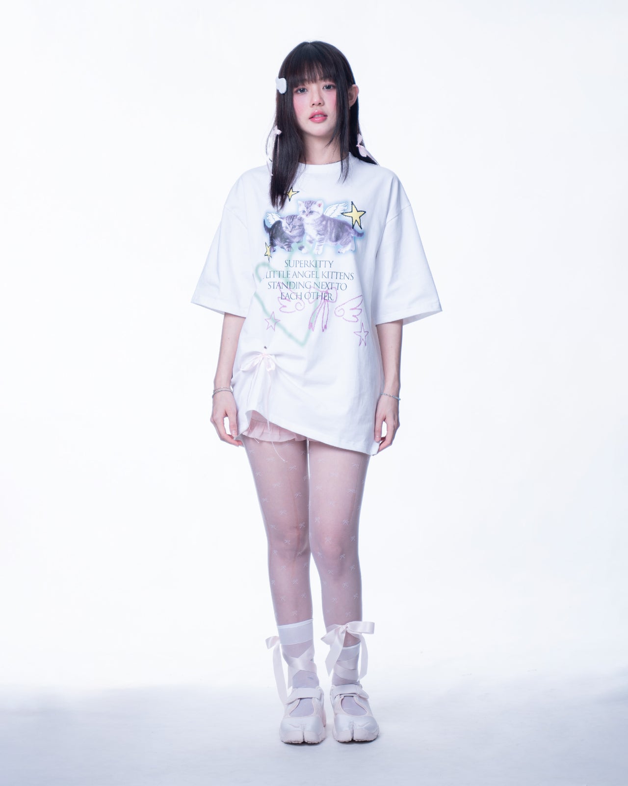 SUPERKITTY TEE - White