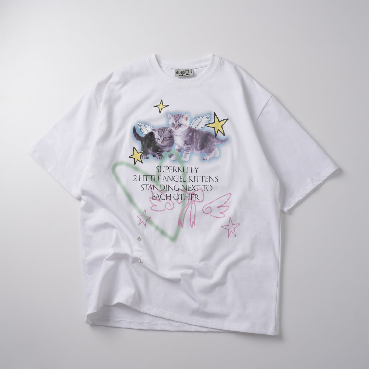 SUPERKITTY TEE - White